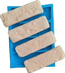 Forma Silicone Para Revestimento 3D - Tijolinho Rustico