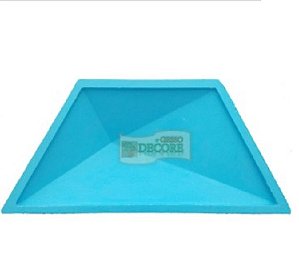 Forma Silicone Para Revestimento 3D - Trapézio 4 linhas 43,5x19,5 Ref 68