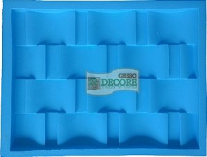 Forma Silicone Para Revestimento 3D - Treliças 37x27 Ref 09
