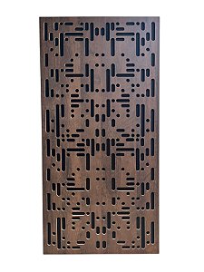 Painel acústico absorção e difusão Fuzion 120 x 60 x 07cm