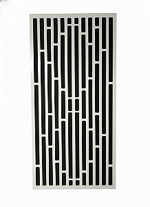 Painel acústico absorção e difusão Line 120 x 60 x 07cm