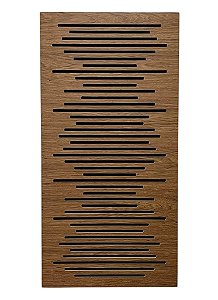 Painel acústico absorção e difusão Wave 120 x 60 x 07cm