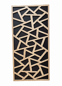 Painel Acústico Absorção e Difusão Triangulo – Peça Única