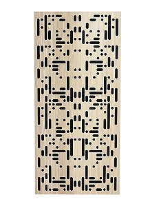 Painel Acústico Absorção e Difusão Fuzion – Peça Única