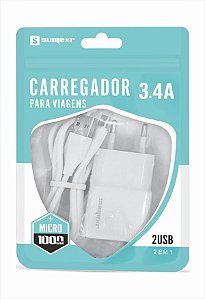 Carregador 3.4 2USB