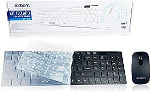 kit teclado com mouse sem fio Exbom bk-s1000
