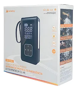 Carregador Auxiliador De Partida Compressor De Ar Portátil Carregador