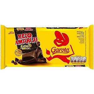 Chocolate Meio Amargo 80g