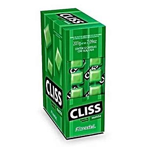 Chiclete Cliss Menta 12 Cartelas