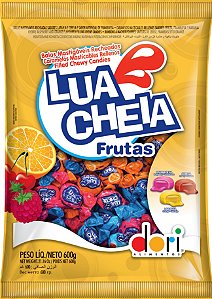 Bala Lua Cheia Frutas 600g