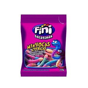 Bala Gelatina Minhoca Ácida 250g
