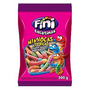 Bala Gelatina Minhoca Ácida 500g