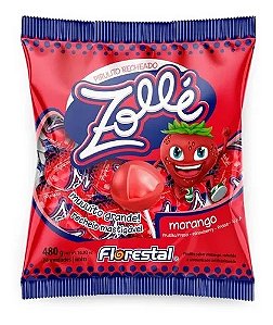 Pirulito Zolle Morango 480g
