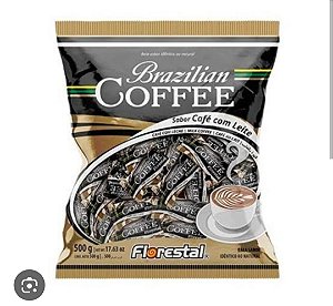 Bala Brazilian Coffe café c/ leite 500g