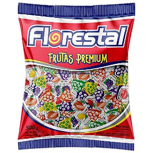 Bala Frutas Premium Dura 500g