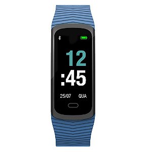 Relógio Mormaii Smart Fit GPS Pulseira Esportiva Azul MOB3AA/8A