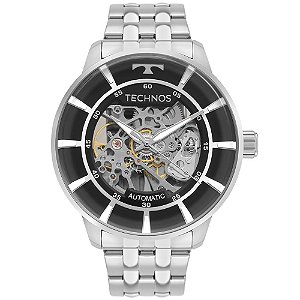 Relógio Masculino Technos Automático Prata G3265AB/1P