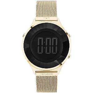 Relógio Technos Digital Crystal Dourado Feminino BJ3851AD/4P