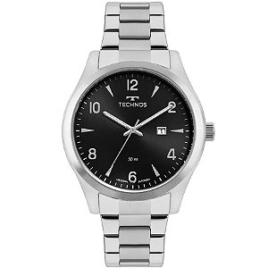 Relógio Masculino Technos Classic Steel Prata 2115MRBS/1P