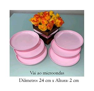 Tupperware Prato Allegra Rosa