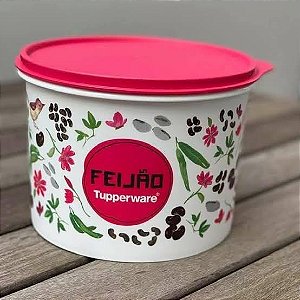 Tupperware Caixa Feijão Floral 2kg