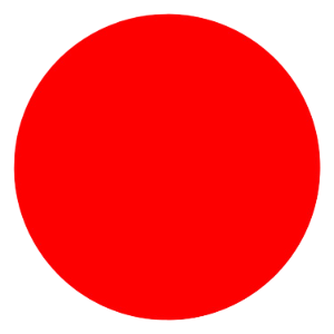 Par Slipmat Feltro Glowtronics 12" | Vermelho