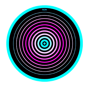 Par Slipmat Feltro Glowtronics 12" | Circle