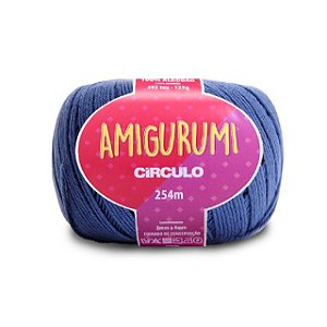 Linha Amigurumi Círculo 254m Cor 2931 Náutico