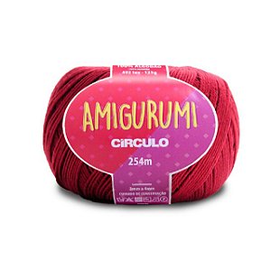 Linha Amigurumi Círculo 254m Cor 7136 Marsala