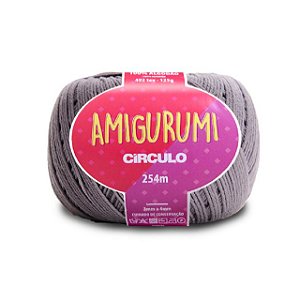 Linha Amigurumi Círculo 254m Cor 8797 Aço
