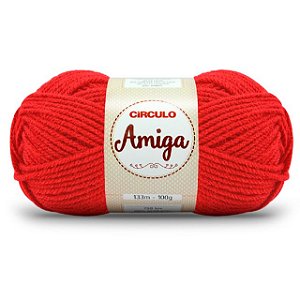 Lã  Amiga Círculo 100g 145 Chama
