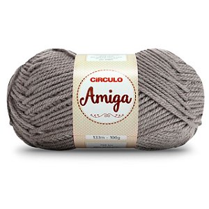 Lã  Amiga Círculo 100g 8797 Aço