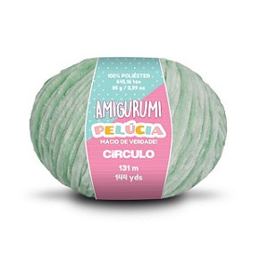 Linha Amigurumi Pelúcia Círculo 131m Cor 5743 Neo Mint