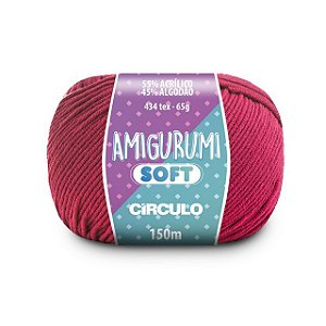 Linha Amigurumi Soft Círculo 150m Cor 3146 Desejo
