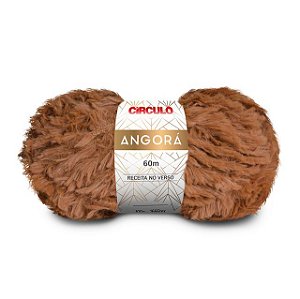 Lã Angora Círculo 60m 7546 Doce de Leite