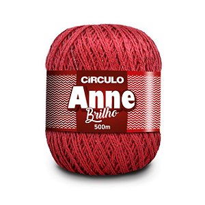 Linha Anne Brilho Círculo 500m 3402 Vermelho Círculo