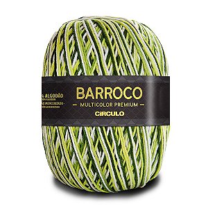 Barbante Barroco Multicolor Premium Círculo 226m 9391 Babosa