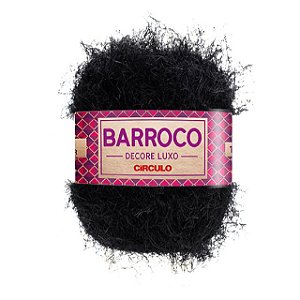 Barbante Barroco Decore Luxo Círculo 180m 900 Preto