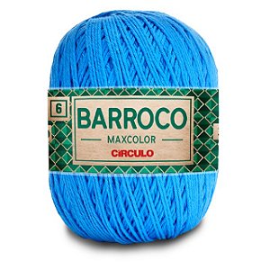 Barbante Barroco Maxcolor 6 Círculo 2500 Acqua 200g