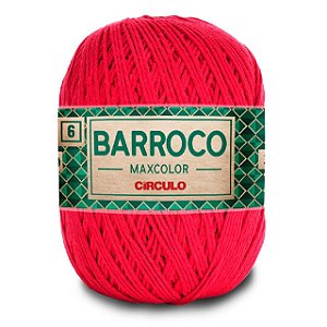 Barbante Barroco Maxcolor 6 Círculo 3635 Paixão 200g