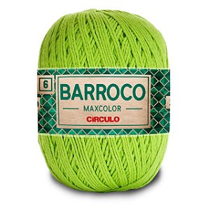 Barbante Barroco Maxcolor 6 Círculo 5203 Greenery 200g