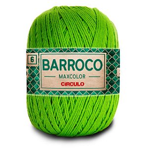 Barbante Barroco Maxcolor 6 Círculo 5239 Hortaliça 200g