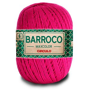 Barbante Barroco Maxcolor 6 Círculo 6133 Pink 200g