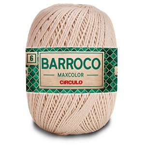 Barbante Barroco Maxcolor 6 Círculo 7684 Porcelana 200g