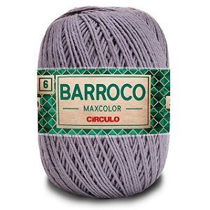 Barbante Barroco Maxcolor 6 Círculo 8336 Cinza Chumbo