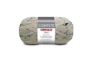 Lã Confete Círculo 210m 7469 Porcelana