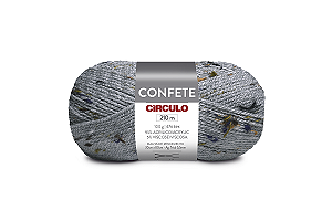 Lã Confete Círculo 210m 8045 Perla