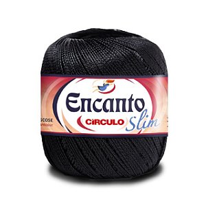 Linha Encanto Slim Círculo 240m 8990 Preto