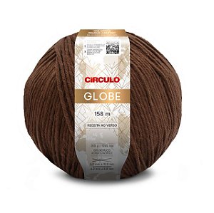 Lã Globe Círculo 158m Cor 854 Chocolate