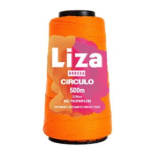 Linha Liza Grossa 100% Polipropileno Marca Círculo 4650 Cenoura